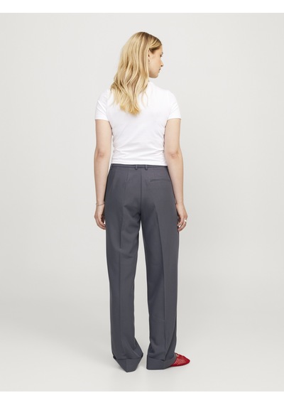 Jack & Jones Kadın Pile Detayli Kumas Pantolon - Mary - 12236944 Asphalt Füme