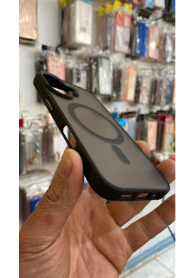 Apple iPhone Uyumlu  16 Kamera Korumalı Mat Magsafe Wireless Şarj Destekli Renkli 45649