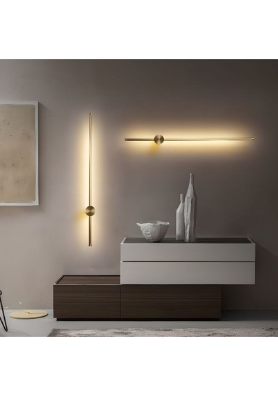 Uzun Nova Model Led Beyaz Işık Ultra Power Led Avize Aplik Avizee