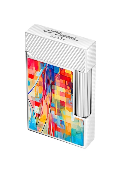 S.t. Dupont Ligne 2 Graffty Multicolor Çakmak C16024 Gri