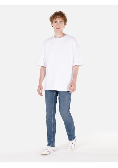 Colin's 044 Karl Normal Kesim Düşük Bel Düz Paça Erkek Pantolon CL1072435 Denim