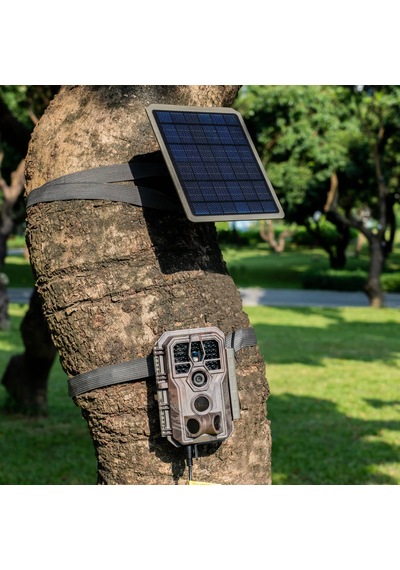 Gardepro Fotokapan Solar Panel Beyaz