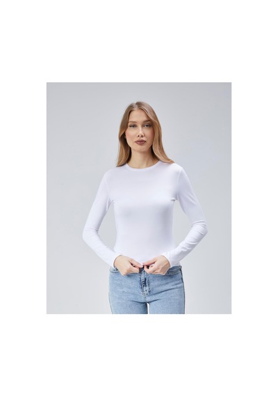 Virago Soft Touch Yuvarlak Yaka Uzun Kol Bluz/body Beyaz - 686786244 Beyaz - 686786244 Beyaz Virago Soft Touch Yuvarlak Yaka Uzun Kol Bluz/body Beyaz - 686786244 Beyaz - 686786244 Beyaz