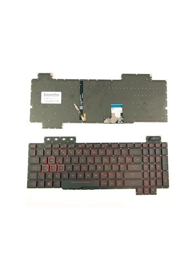 Laptopshop Asus Uyumlu Tuf Gaming Fx505Dd, Fx505Dt Notebook Klavye Işıklı 531687803