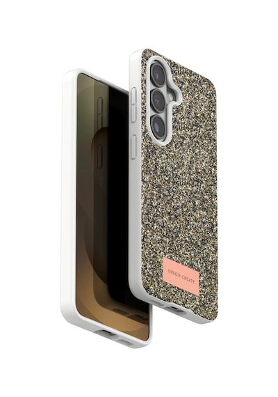 Onegif Samsung Galaxy Uyumlu S26 Plus Bright Simli Kapak - Gold İtdark53588