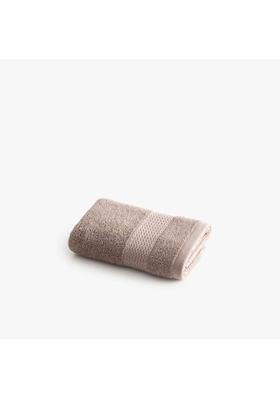 Lara Prestij Serisi El Havlusu Bordürlü 30x50 Kahverengi, Oeko Tex Standard 100 Sertifikalı %100 Ege Pamuğu, Dokuma 550 Gsm