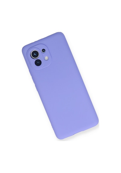 Newface - 542 - Xiaomi Mi 11 Kılıf Premium Rubber Silikon - Edntrend - - Lila