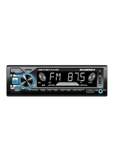 Soundmax Sx-mx1289 Araç Oto Teyp 4x50 Watt Bt Senkronizasyon 2xusb Tf Aux Fm 7 Renk Ekranlı