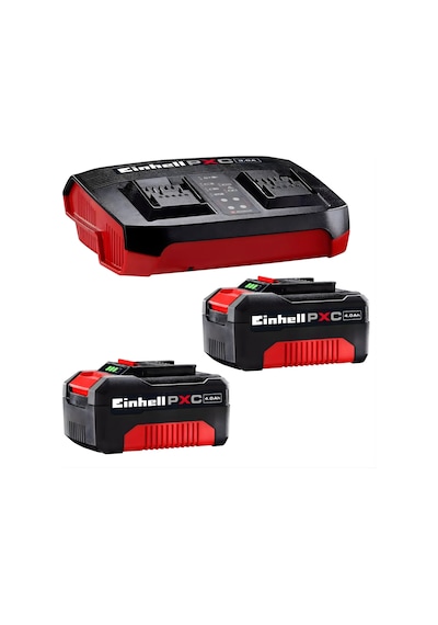 Einhell Set-33 Einhell Tp-ag 18/125 F Li Bl - Solo, Akülü Avuç Taşlama+einhell 18v 2 X 4,0 Ah Pxc Twincharger Kit, Akü & Şarj Cihazı