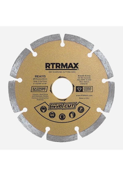 Rtrmax Rea230 Soketli Elmas Testere 230x22 MM