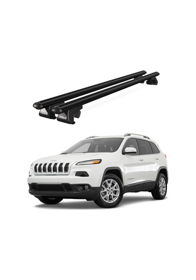 Venüs Jeep Cherokee Kl 2013 Ve Sonrası Uyumlu Siyah Ara Atkı Port Bagaj Tavan Barı