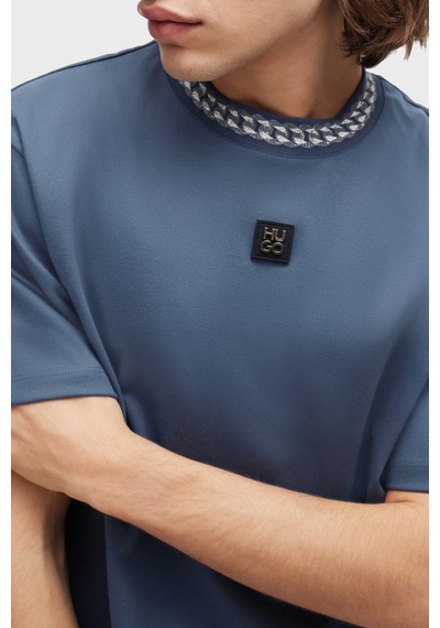 Hugo Erkek T Shirt 50510035 462 Mavi Mavi