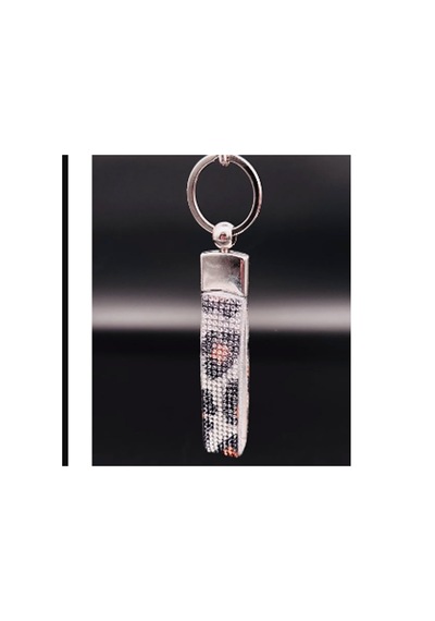 Leopar Sarı Taşlı Anahtarlık