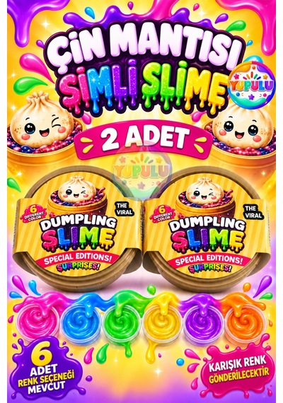 Çin Mantısı Slime Oyun Jeli Simli Dumpling 2 Adet Esnek Sürpriz 6 Renk Eğitici-öğretici Duyu-motor Beceri Oyuncağı Çok Renkli Çok Renkli Çin Mantısı Slime Oyun Jeli Simli Dumpling 2 Adet Esnek Sürpriz 6 Renk Eğitici-öğretici Duyu-motor Beceri Oyuncağı Çok Renkli Çok Renkli