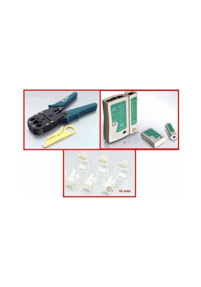 Kablo Tester / Ethernet Pense / Eth.50.Adet Uç