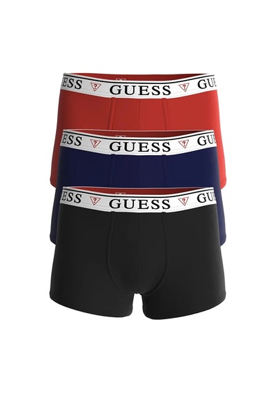 Guess Erkek 3 Lü Boxer U97g01kcd31-fq90 Çok Renkli