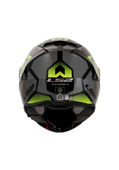 Ls2 Storm 2 Kronos Kapalı Kask Gri - Sarı