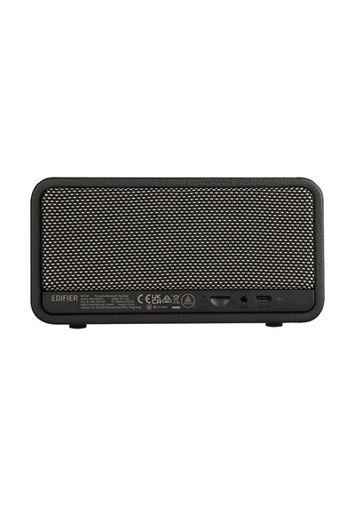 Edifier Mp230 20w Rms Bluetooth 5.0 Retro Tasarımlı Taşınabilir Kablosuz Hoparlör Ahşap Kabin, Aux/usb-c/tf Kart - Retro Siyah
