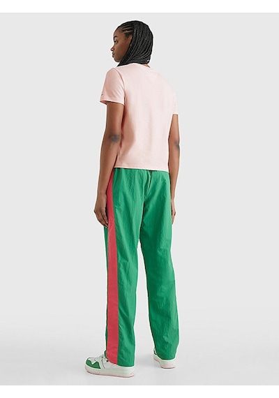 Tommy Hılfıger Kadın T-shırt Dw0dw15447-tj9 Pembe