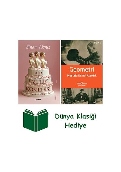 Bir Evlilik Komedisi + Geometri + Dünya Klasiği Hediye