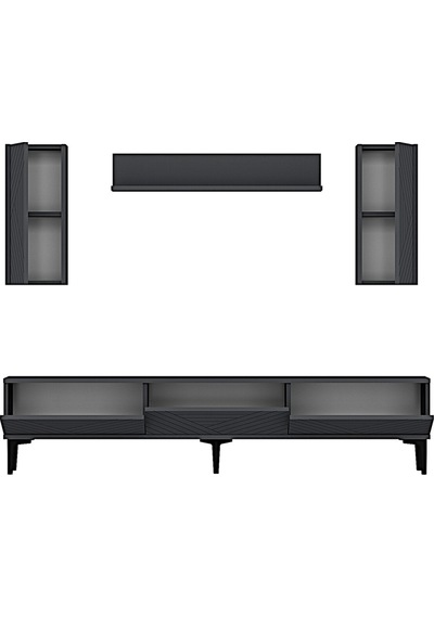 Tvr1802a - Ferrotvr180 Tv Ünitesi Takımı Antrasit 180cm Antrasit