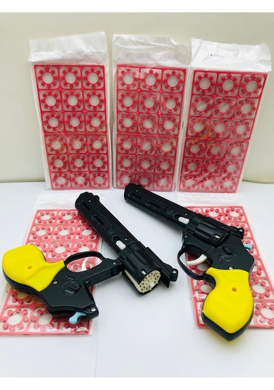 Smith Wesson 8 Patlar 2 Adet Kapsül Pat Pat Tabanca Ve 90 Adet Kapsül