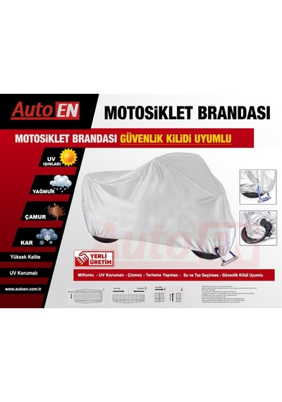 Yamaha Xmax 250-300-400 Motosiklet Brandası Arka Çanta Ve Güvenli (432780808)