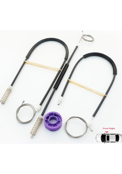 Ön Sağ Kapı Cam Kriko Seti Seat Toledo Mk3 2004-09 Altea Xl İçin
