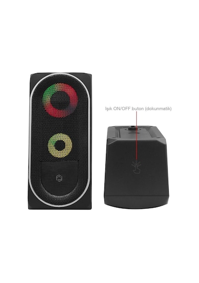Frisby Fs-2138U 2.0 Hoparlör.Rgb Led.Siyah(Usb)