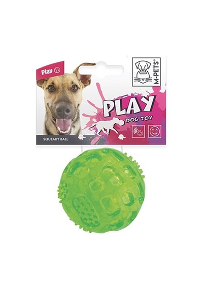 M-pets Squeaky Top Köpek Oyuncağı Yeşil 6,3 Cm 244-50113.01