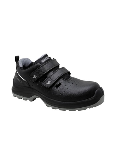 Swolx Duz Cilt Microfiber-s1 Unisex İş Güvenliği Ayakkabısı Combo-xs-60 Siyah Combo-xs-60 Siyah