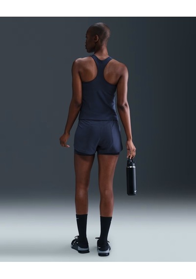 Nike Swoosh Dv9897-411 Kadın Orta Destekli Sütyenli Spor Atlet - Lacivert