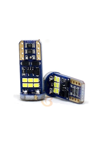 Photon Ph7018Cb Büyük Dipsiz Led Beyaz T10 W5W 18 Led 12V 2'Li