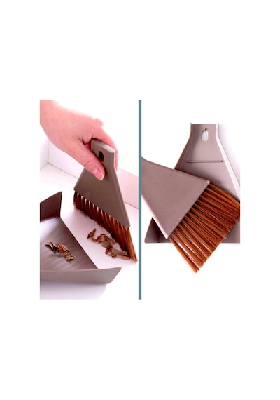 Omeniv Minimal Dizayn Muji Stil Faraş Süpürge Fırça Set