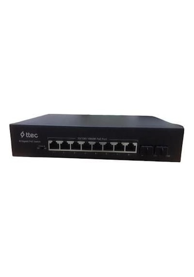 Ttec 10120p-2sf P 8 Portlu, 10/100/1000 Gigabit,tak Ç Alıştır Sw