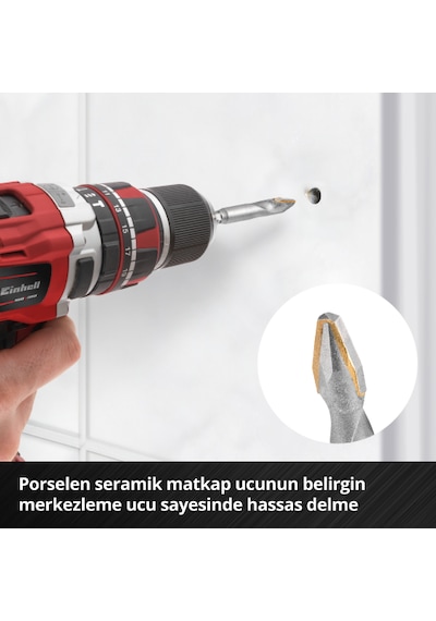 Einhell S-CASE 10 Parça Seramik Matkap Ucu Seti - 49051410