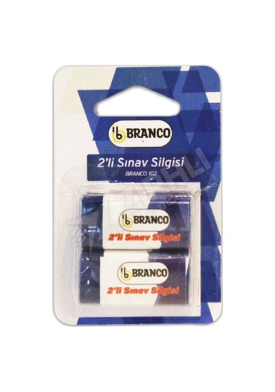 3 Adet Branco Beyaz Silgi 2'li Blister Kod:102