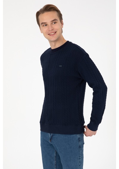 U.s. Polo Assn. Erkek Lacivert Sweatshirt 50308909-vr033 Lacıvert