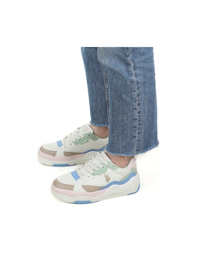 U.s. Polo Assn. Judy 4fx Memory Taban Cilt Kadın Sneaker 867800000624 14 Bej