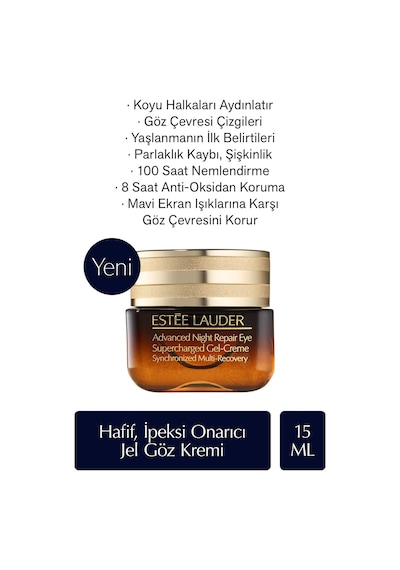 Estee Lauder Advanced Night Repair Supercharged Jel Göz Kremi 15 ML