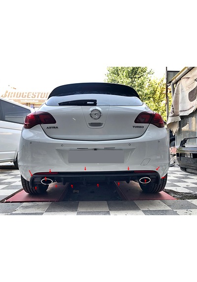 Astra J Hb Makyajsız - Difüzör - Plastik - Parlak Siyah
