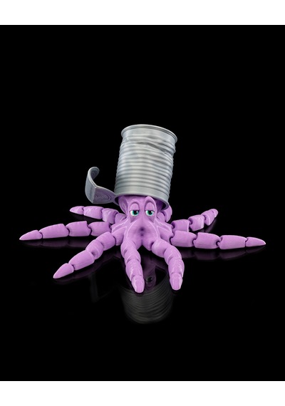 Hareketli Şapkalı Ahtapot 20cm