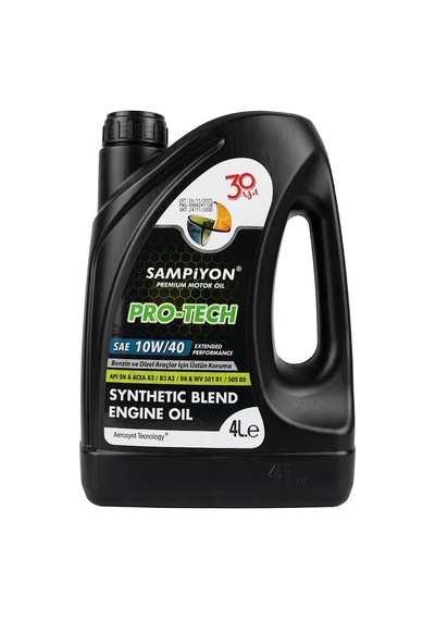 Şampiyon Pro-Tech 10W-40 Mineral Motor Yağı 4 L