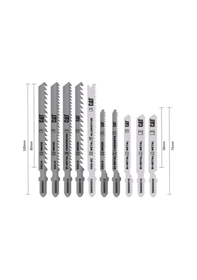 Cat Da06903 Profesyonel Metal/ahşap Hassas/kaba Kesim Dekupaj Tes
