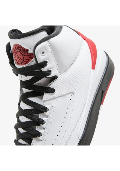 Nike Air Jordan 2 Retro Chicago Leather Unisex Sneaker Hakiki Deri Bilekli Günlük Spor Ayakkabı Beyaz Kırmızı Siyah Beyaz Nike Air Jordan 2 Retro Chicago Leather Unisex Sneaker Hakiki Deri Bilekli Günlük Spor Ayakkabı Beyaz Kırmızı Siyah Beyaz