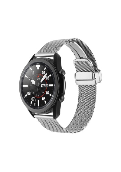 Xiaomi Amazfit Pace Uyumlu Krd-85 22mm Metal Zore Kordon-rose Gold