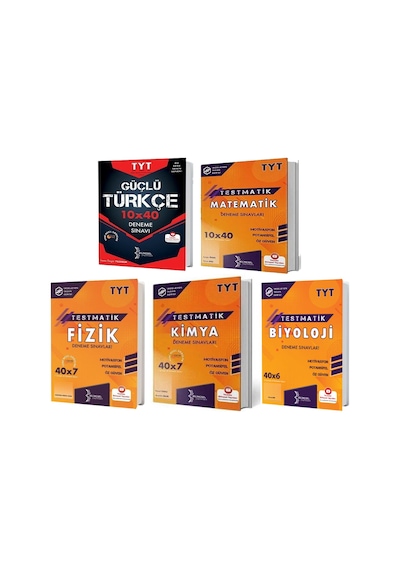 Bilinçsel Yayınları Tyt Türkçe Matematik Fizik Kimya Ve Biyoloji Deneme Seti 5 Kitap