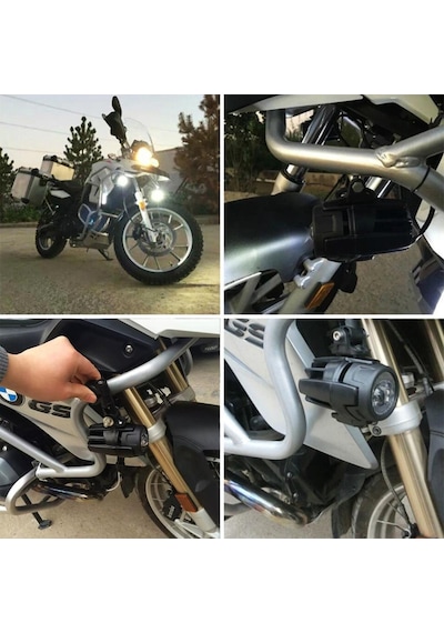 Knmaster Shark Y 30w Bmw Motosiklet Led Sis Farı Takım N11.793