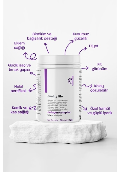 Quality Life Tip1 Tip2 Tip3 Tip5 Tip10 Complex Saf Toz Collagen 300 G