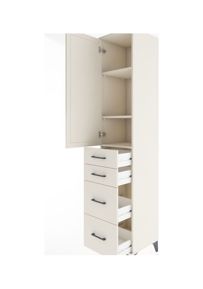 Hyperion Dolap 3 Raflı 4 Çekmeceli Tek Kapaklı 44x44x221 Aytaşı-aytaşı Aytası Hyperion Dolap 3 Raflı 4 Çekmeceli Tek Kapaklı 44x44x221 Aytaşı-aytaşı Aytası